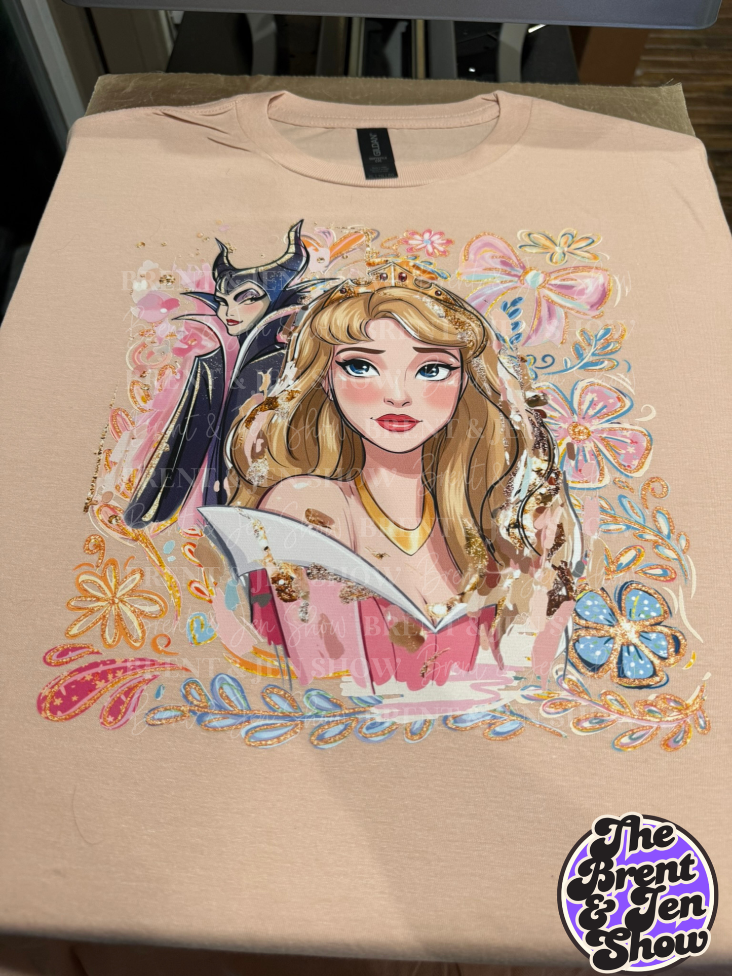 Floral Princess and Villain T-Shirt
