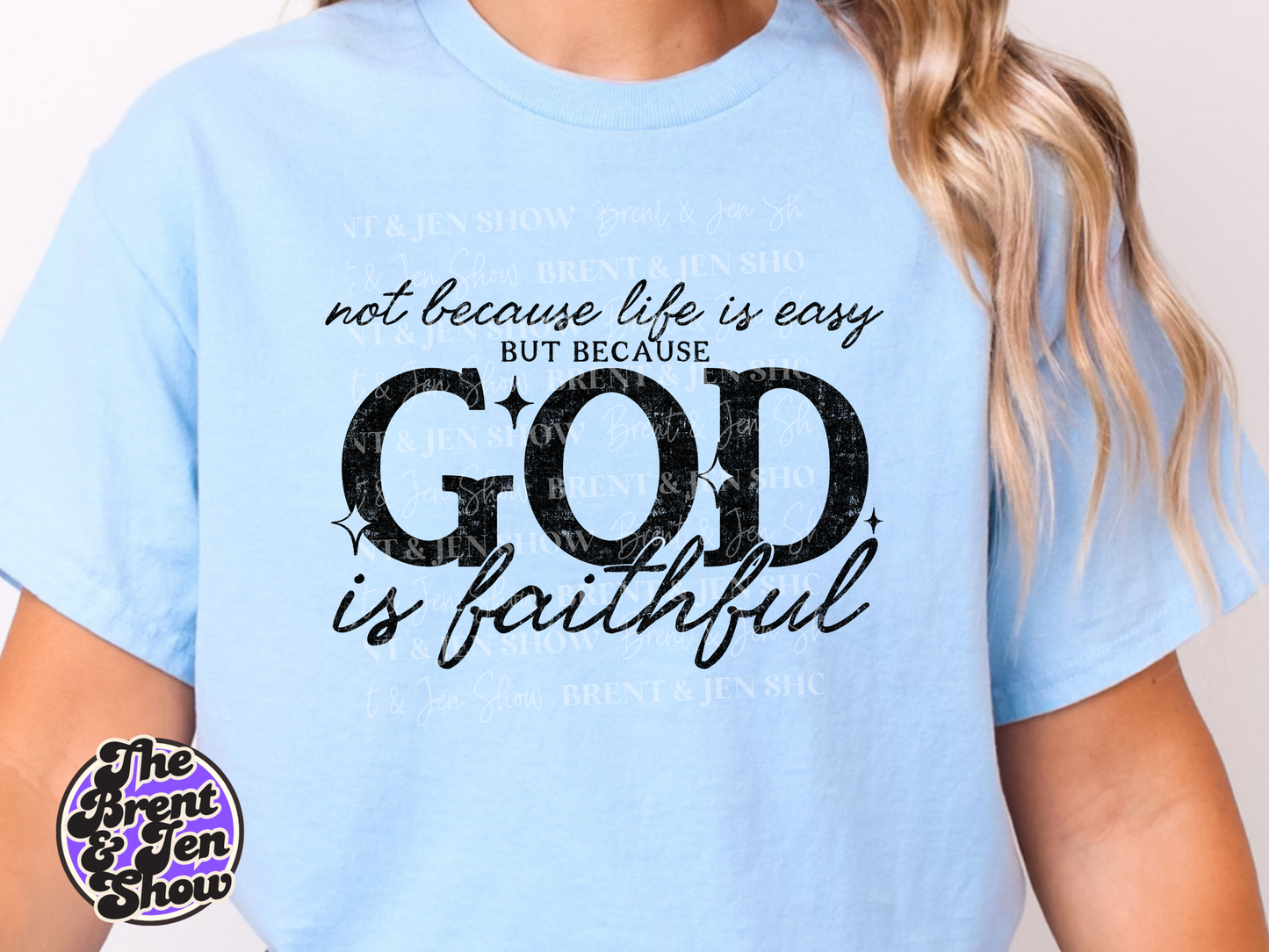 God is Faithful Typography, DTF or Sublimation Transfer