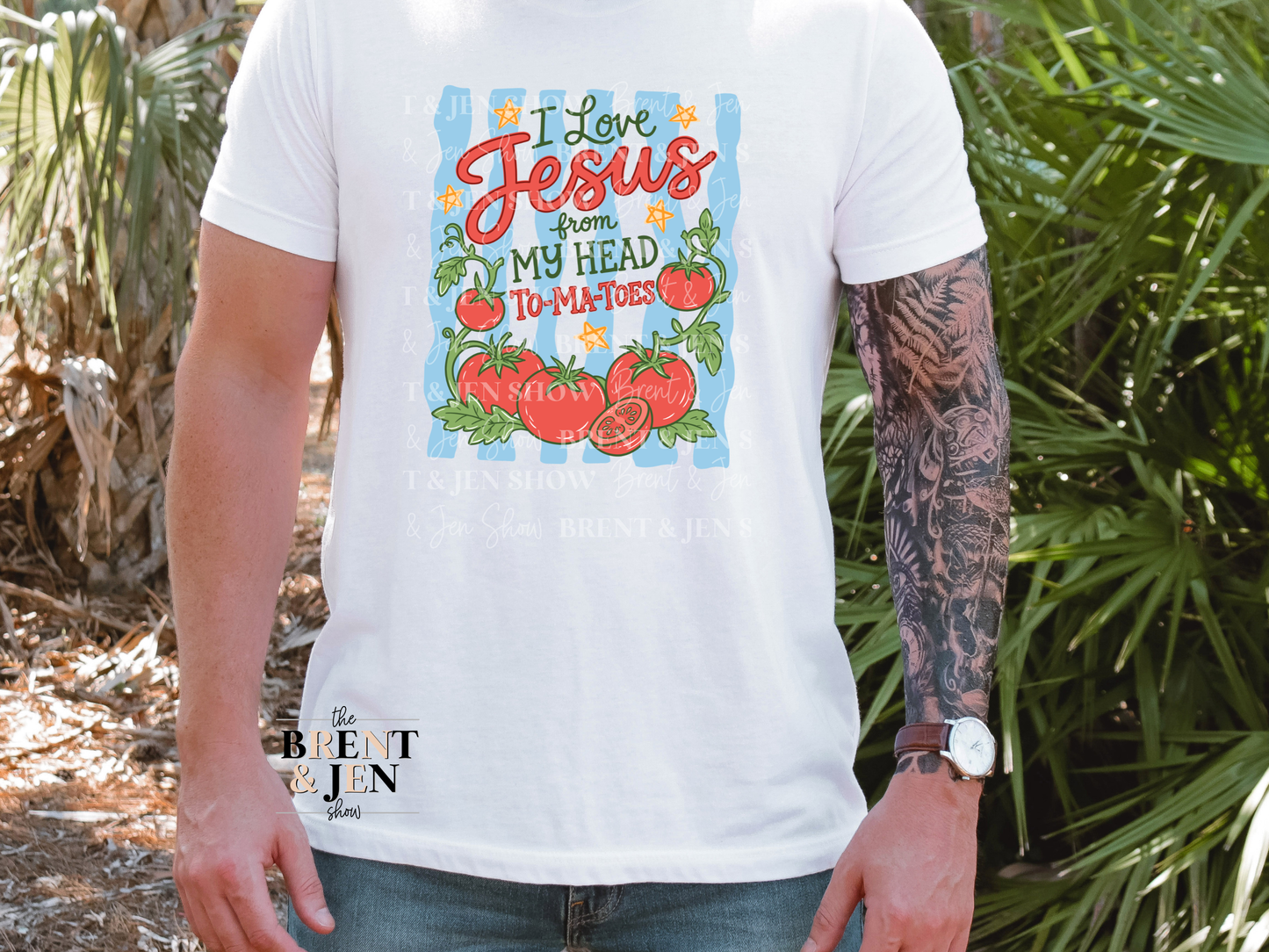 I Love Jesus from My Head To-Ma-Toes T-Shirt