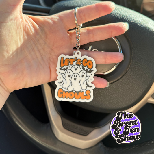 Let's Go Ghouls 3D Printed Keychain