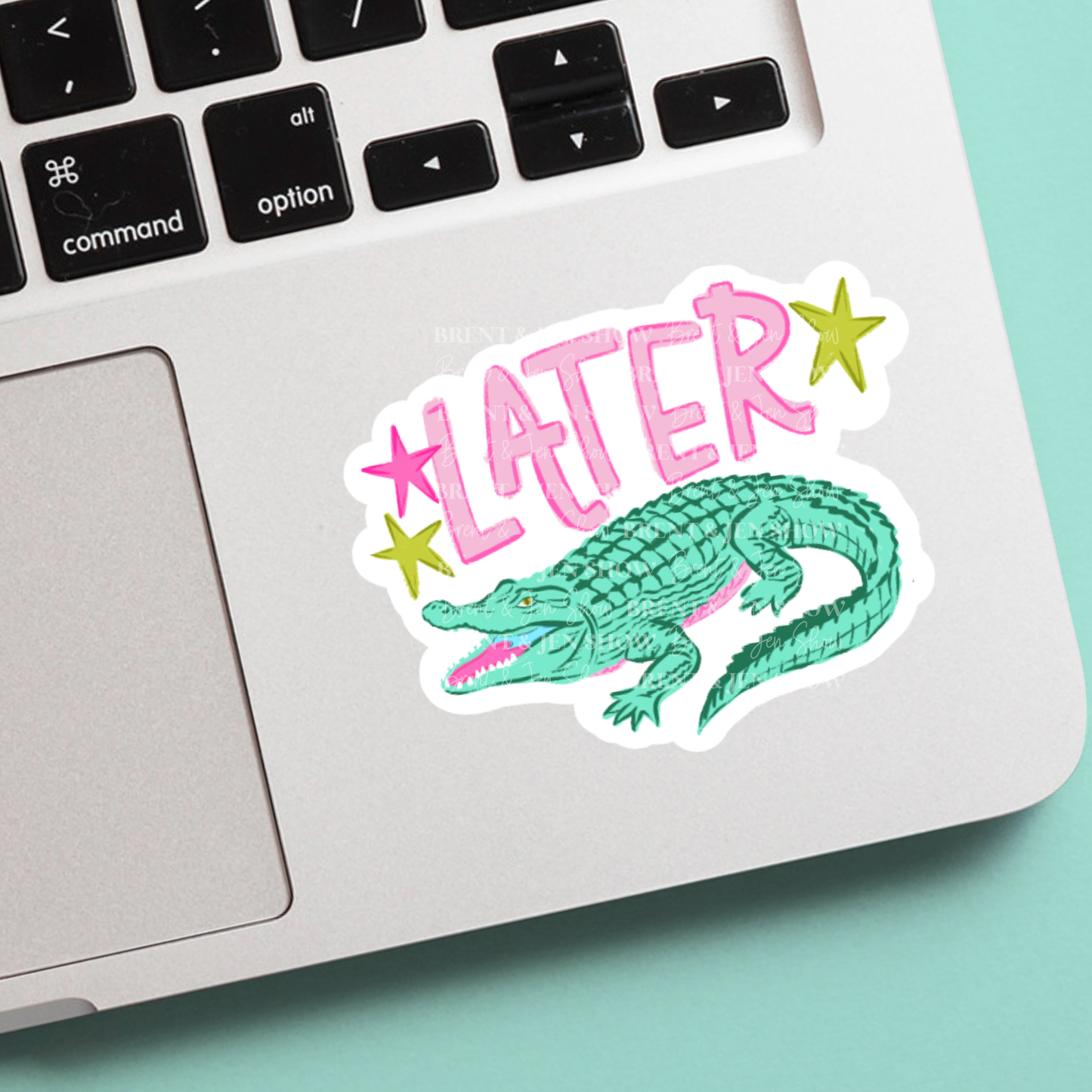 Later Alligator Vinyl Sticker