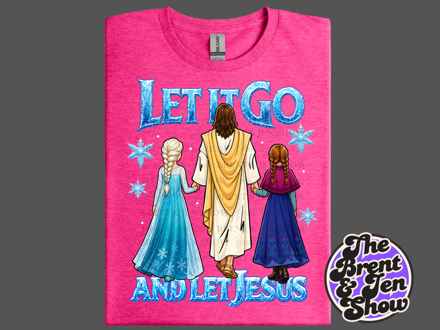 Let It Go, And Let Jesus T Shirt
