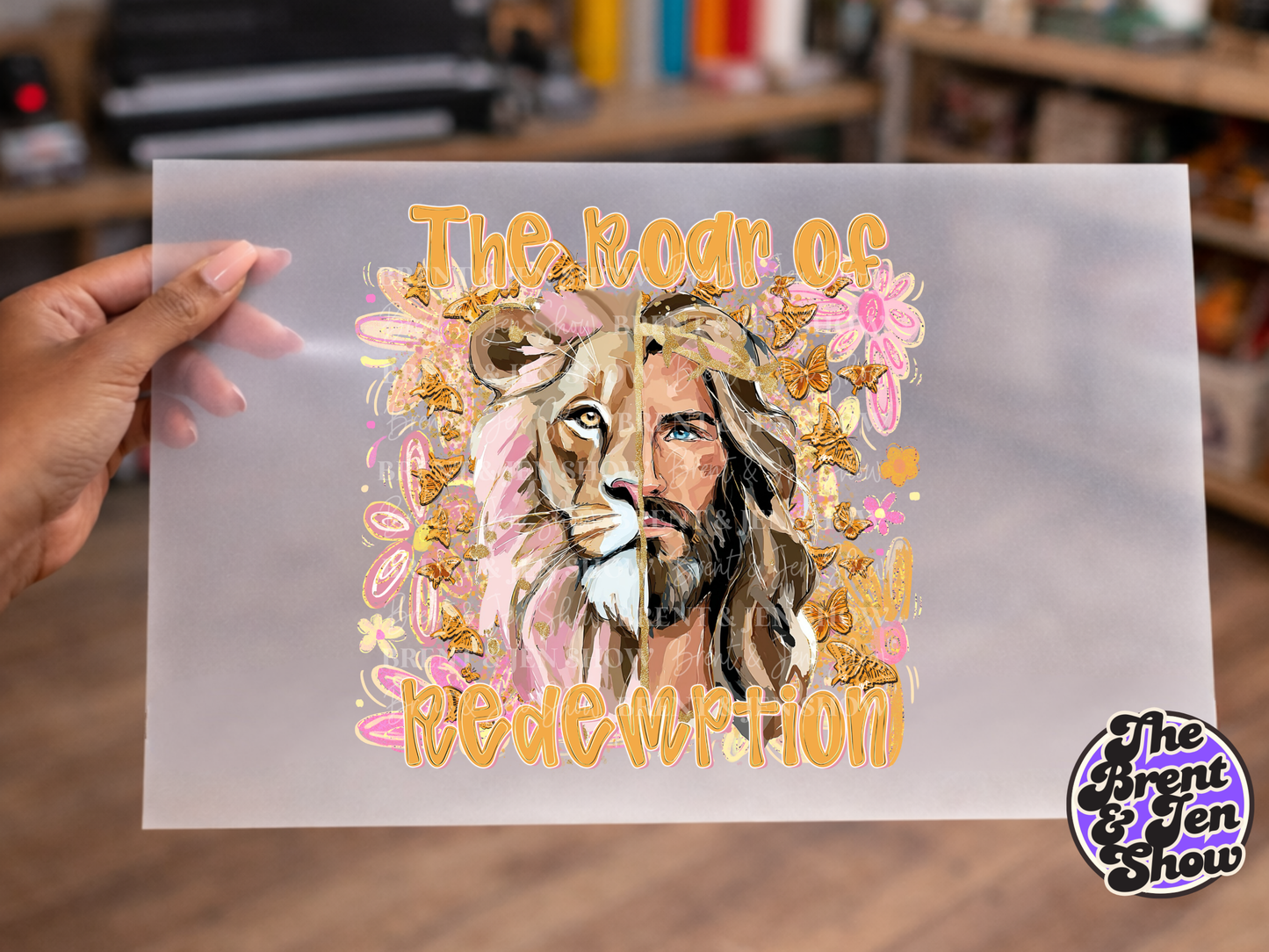 The Roar of Redemption DTF/Sublimation Transfer, Ready to Press