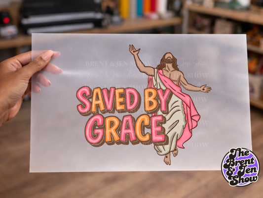 Saved By Grace DTF/Sublimation Transfer
