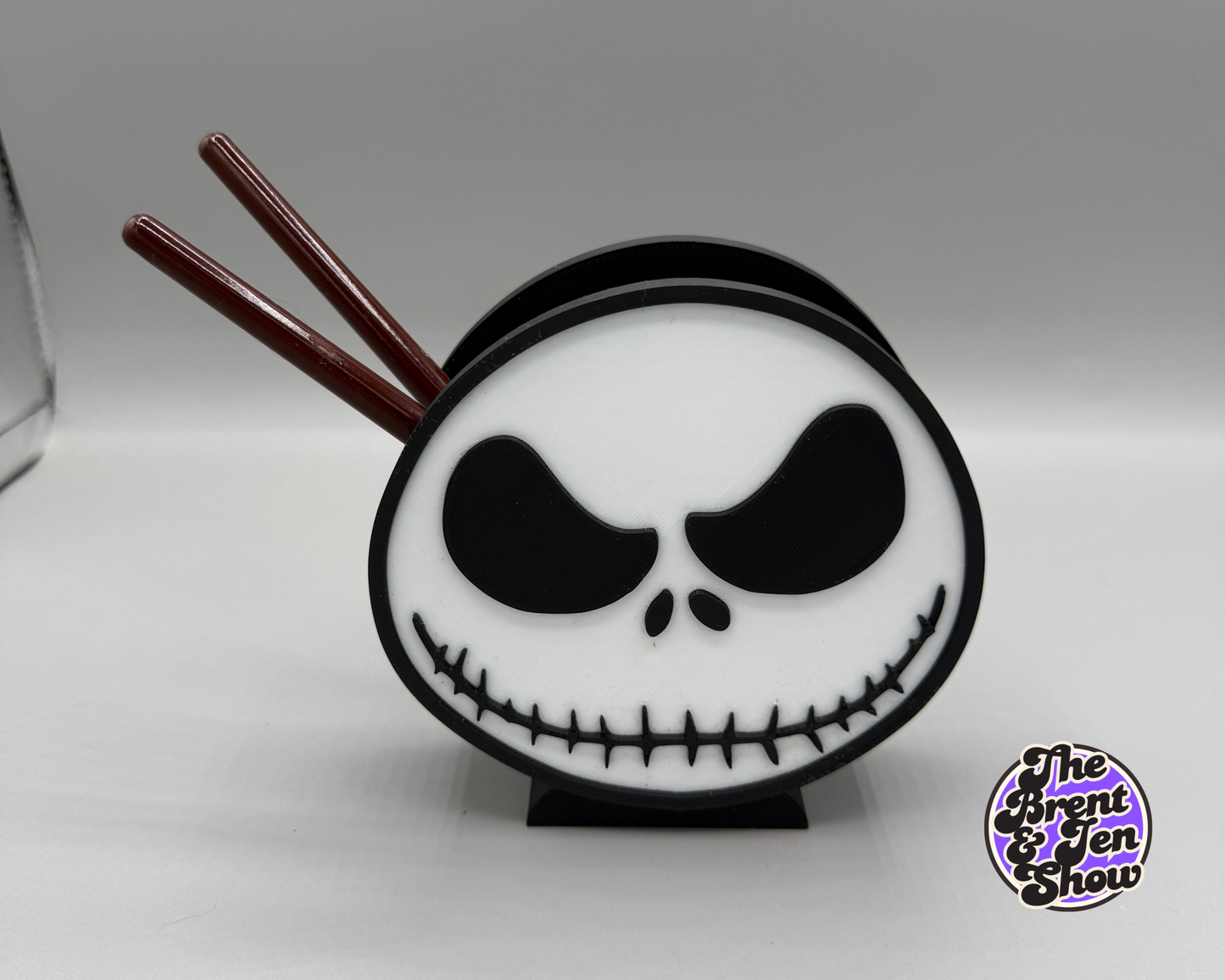 3D Printed Jack & Sally Pen Holder Set
