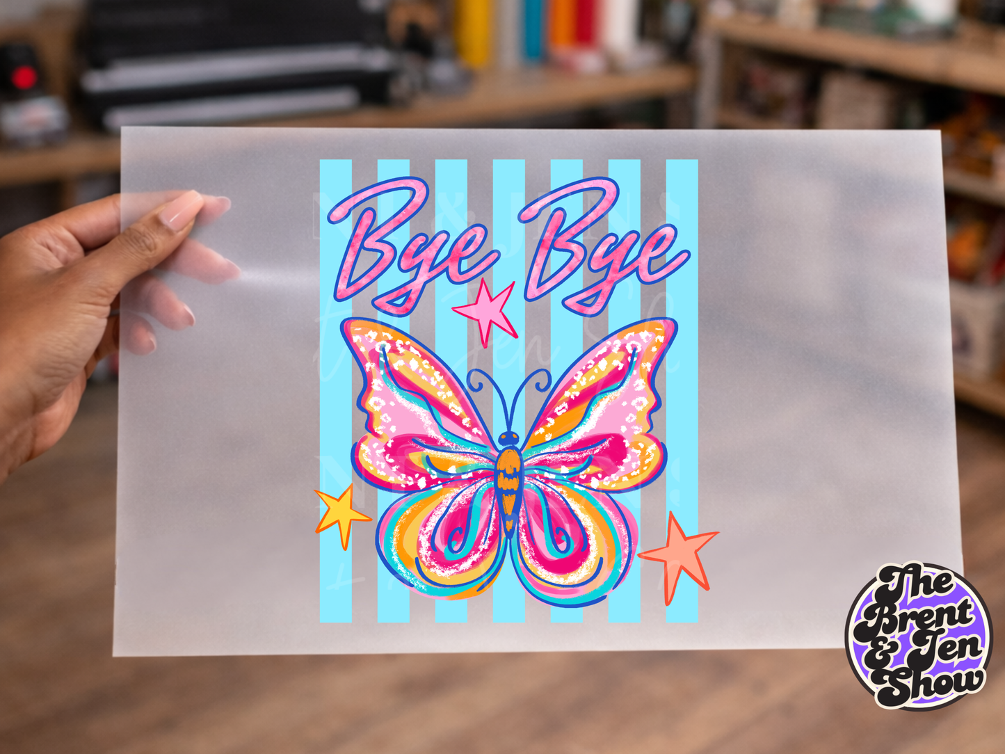 Bye Bye Butterfly Transfer DTF/Sublimation