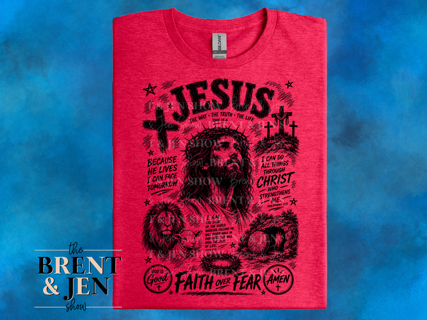 Jesus Collage T-Shirt