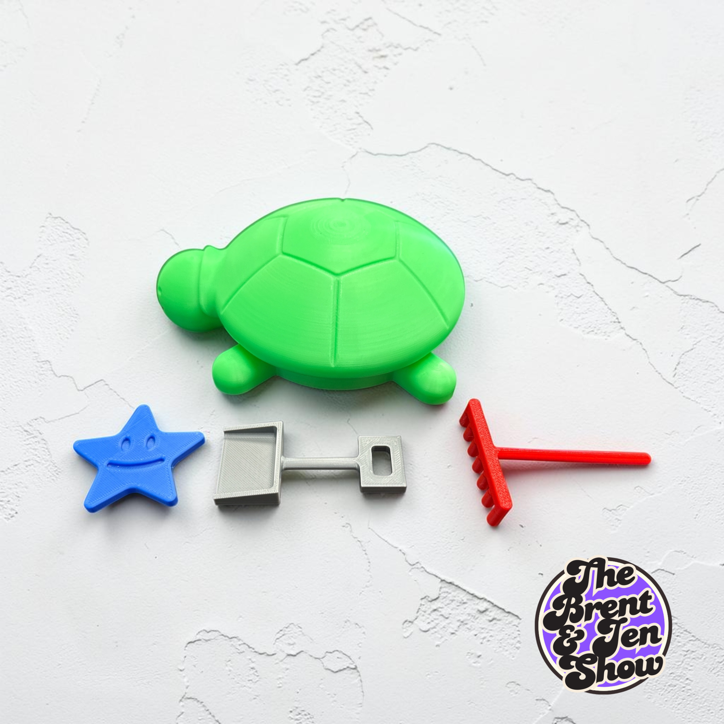 3D Printed Turtle Desk Sandbox Kit