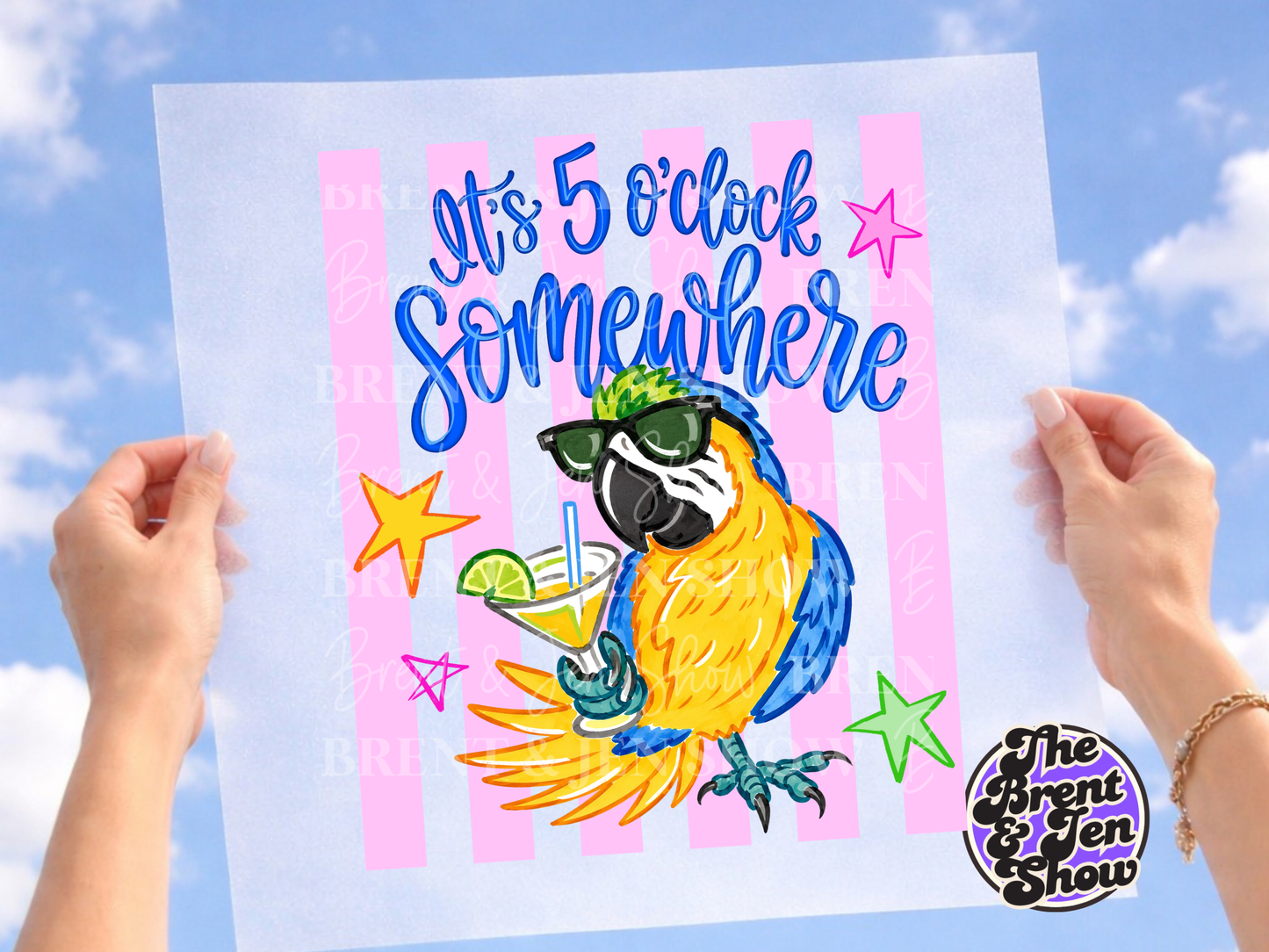 It's 5 O'clock Somewhere Transfer DTF/Sublimation
