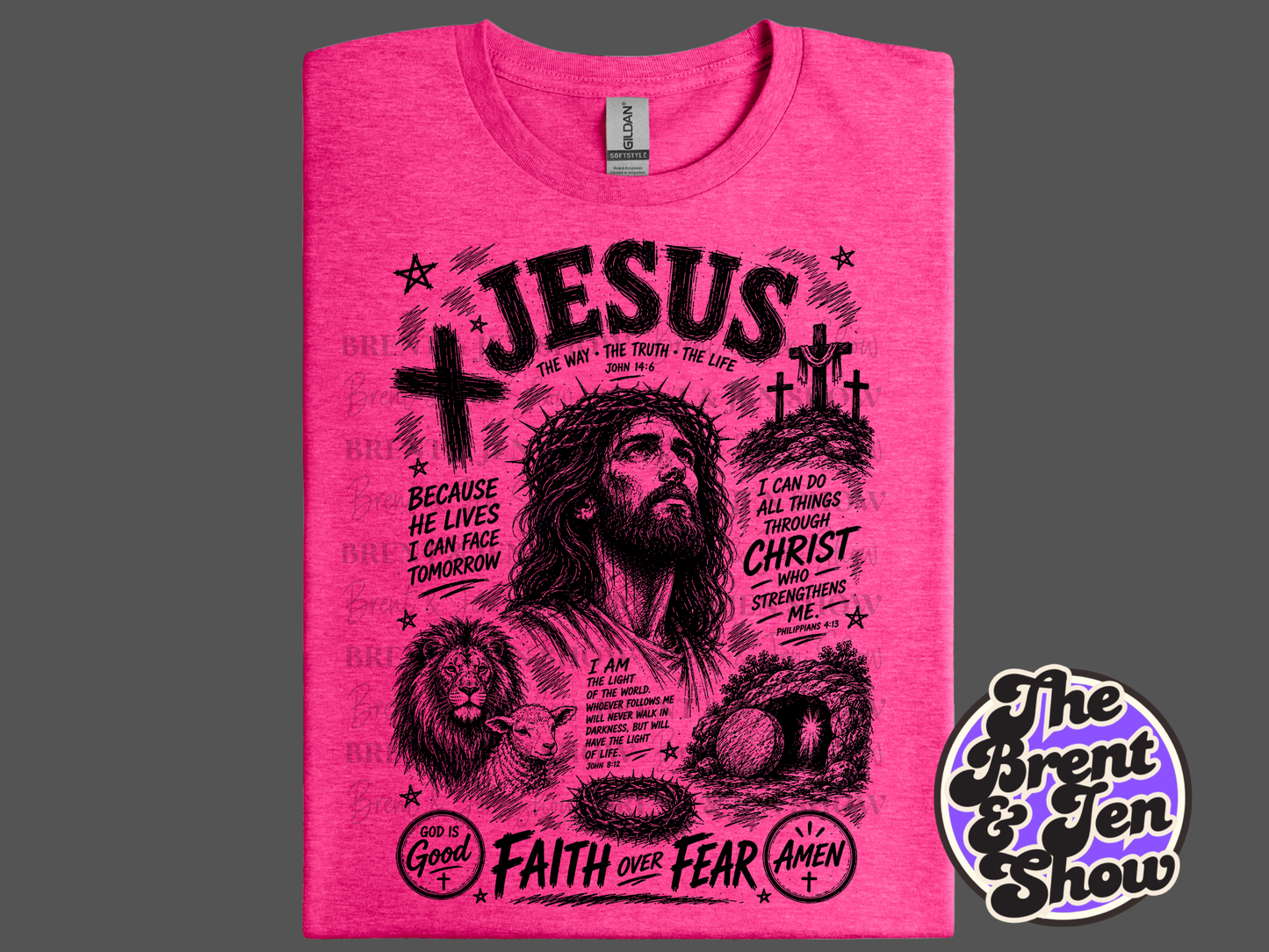 Jesus Collage T-Shirt