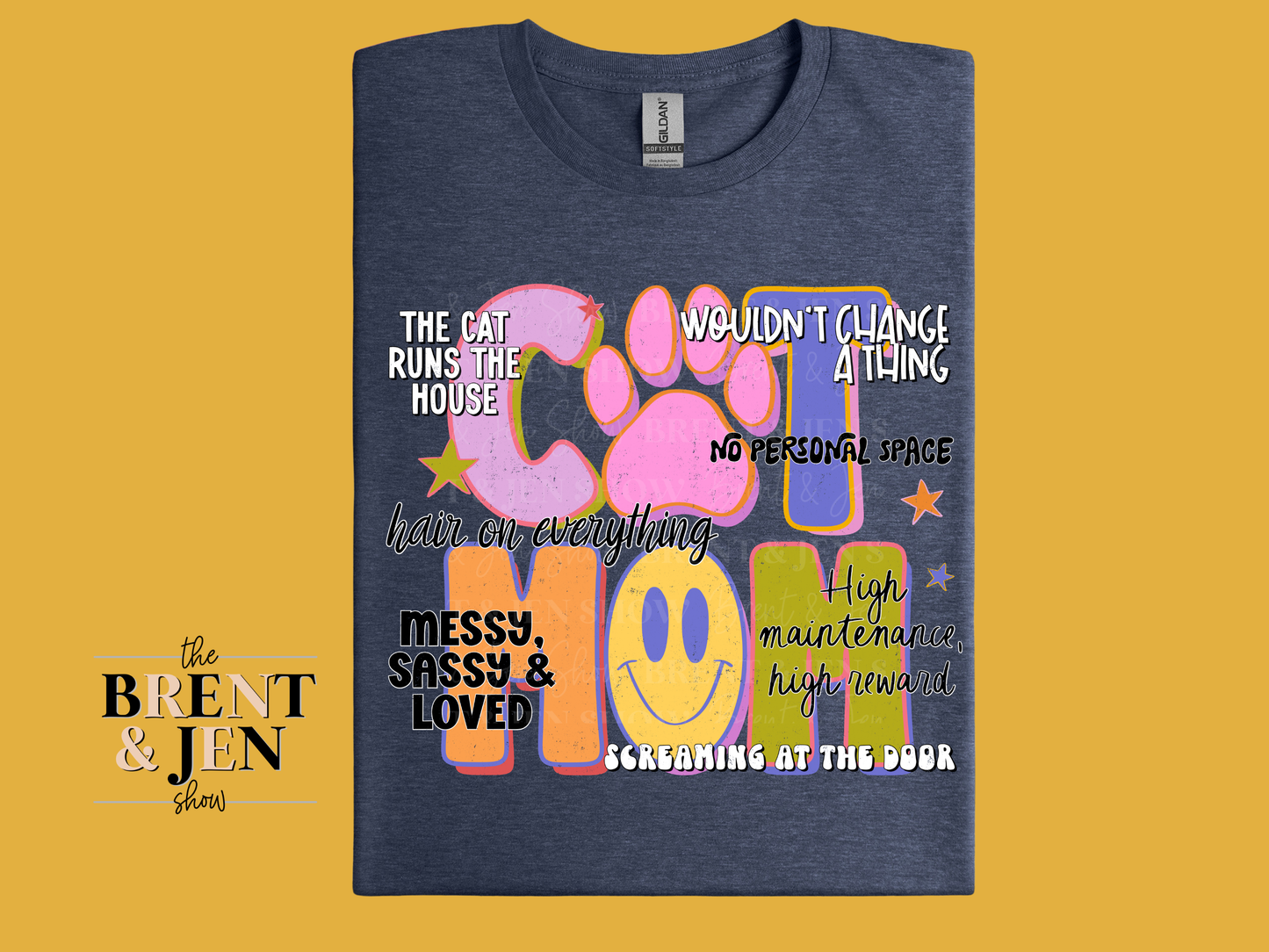 Cat Mom T Shirt
