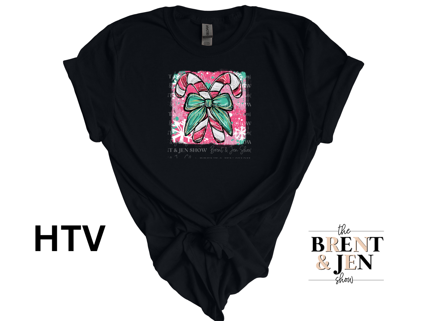 Candy Cane Coquette Print | Ready to Press Sublimation Transfer/ Heat Transfer Vinyl