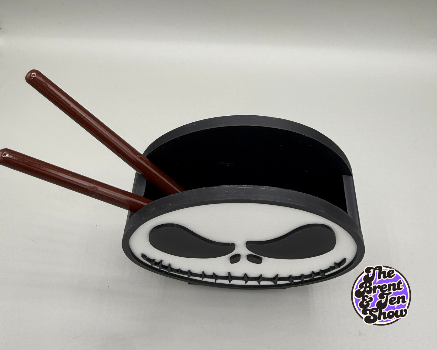 3D Printed Jack & Sally Pen Holder Set