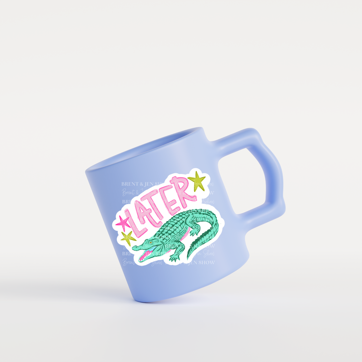 Later Alligator Vinyl Sticker