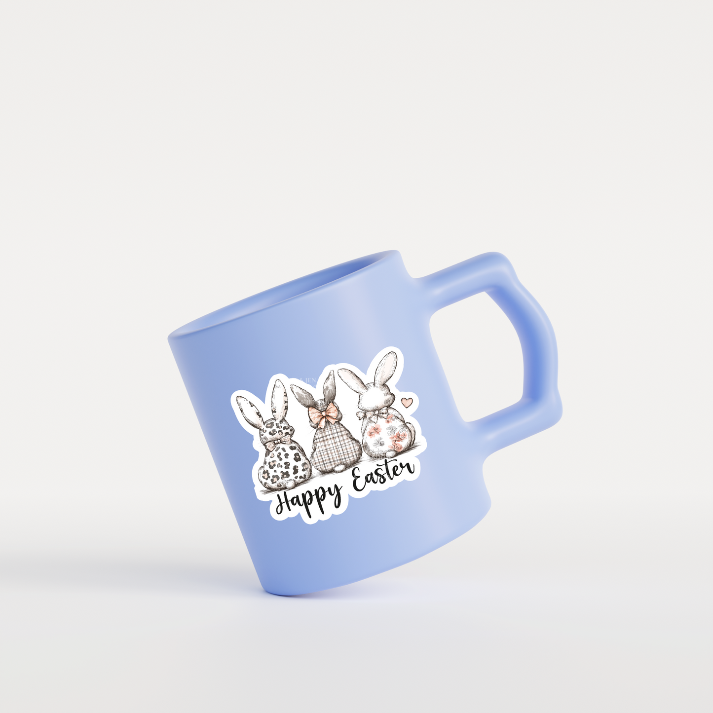 Happy Easter Bunnies Sticker