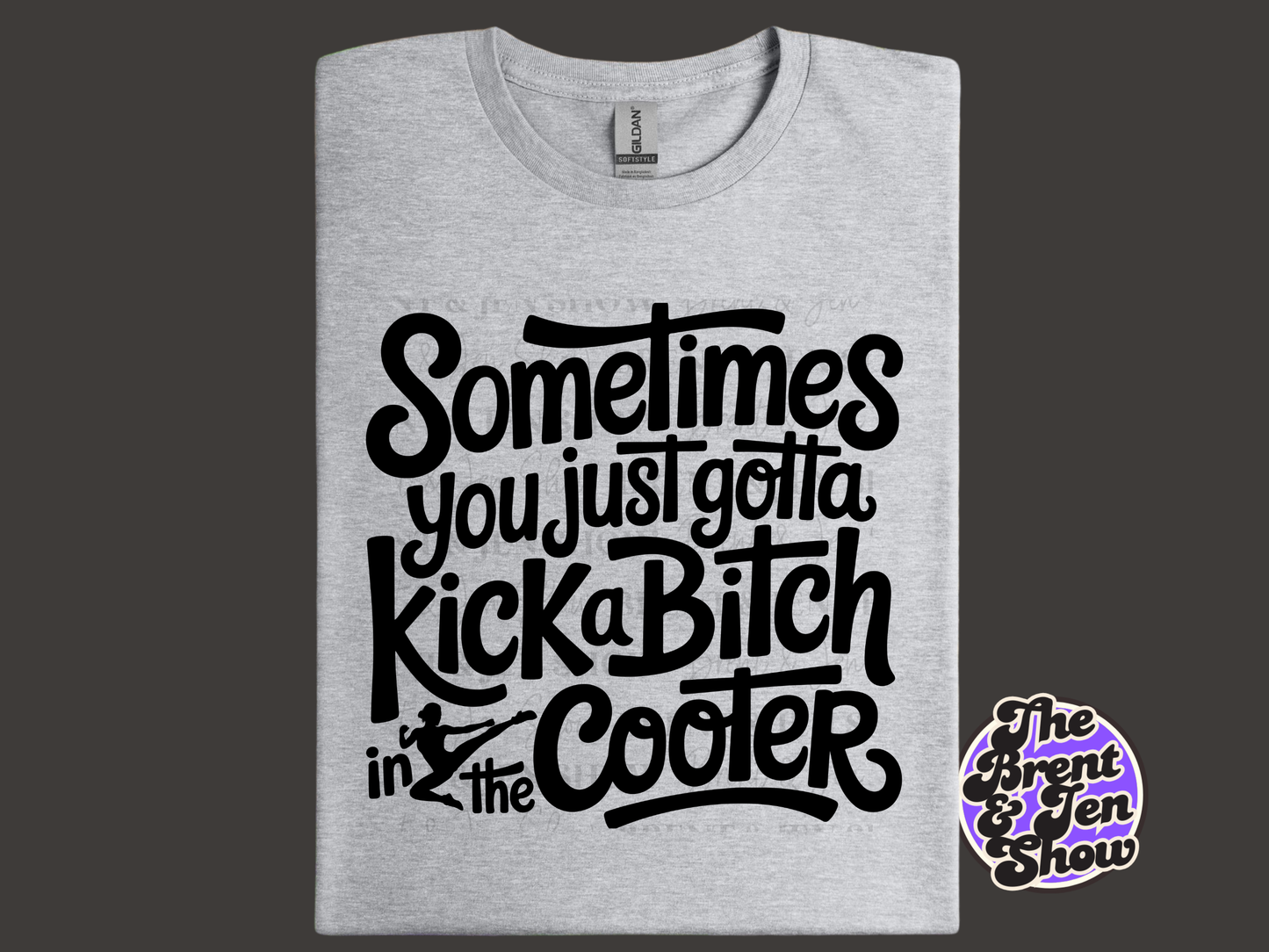 Sometimes You Just Gotta Kick a Bitch in the Cooter T-Shirt
