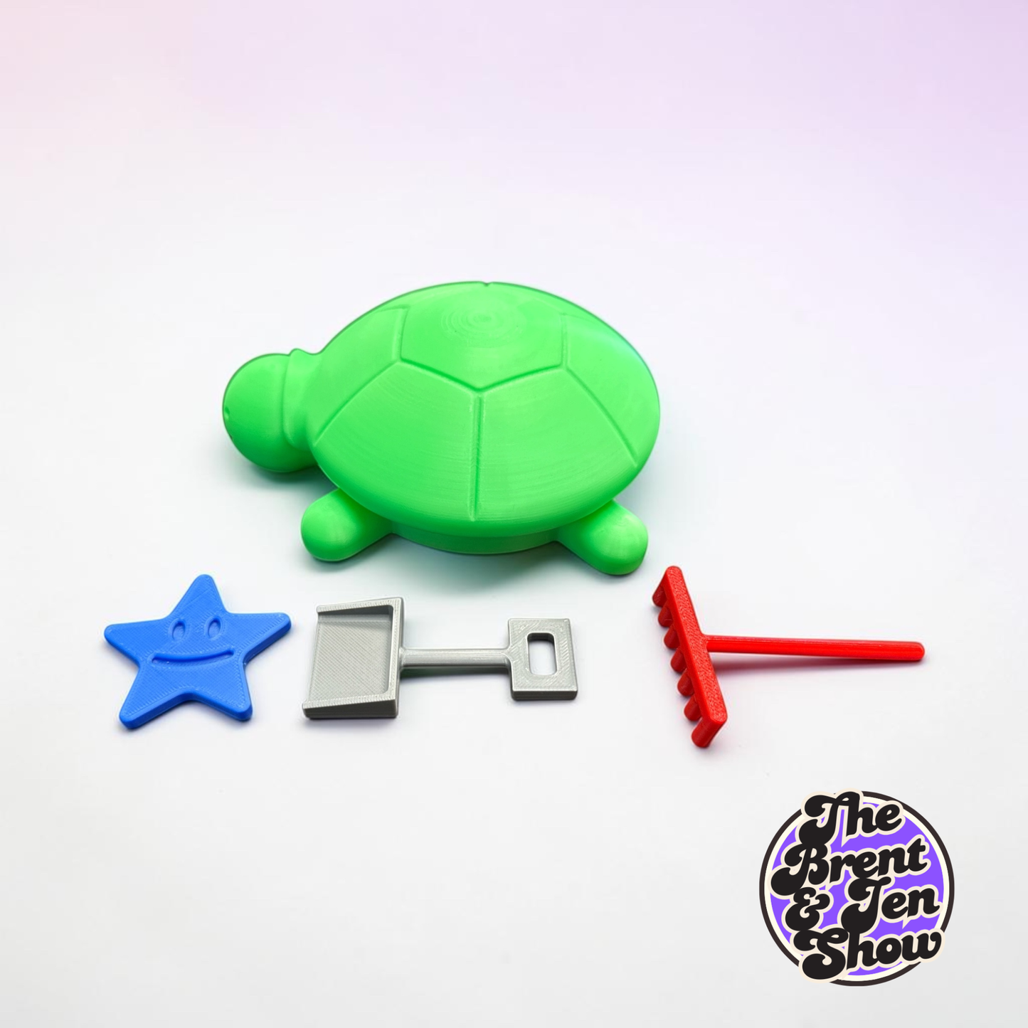 3D Printed Turtle Desk Sandbox Kit