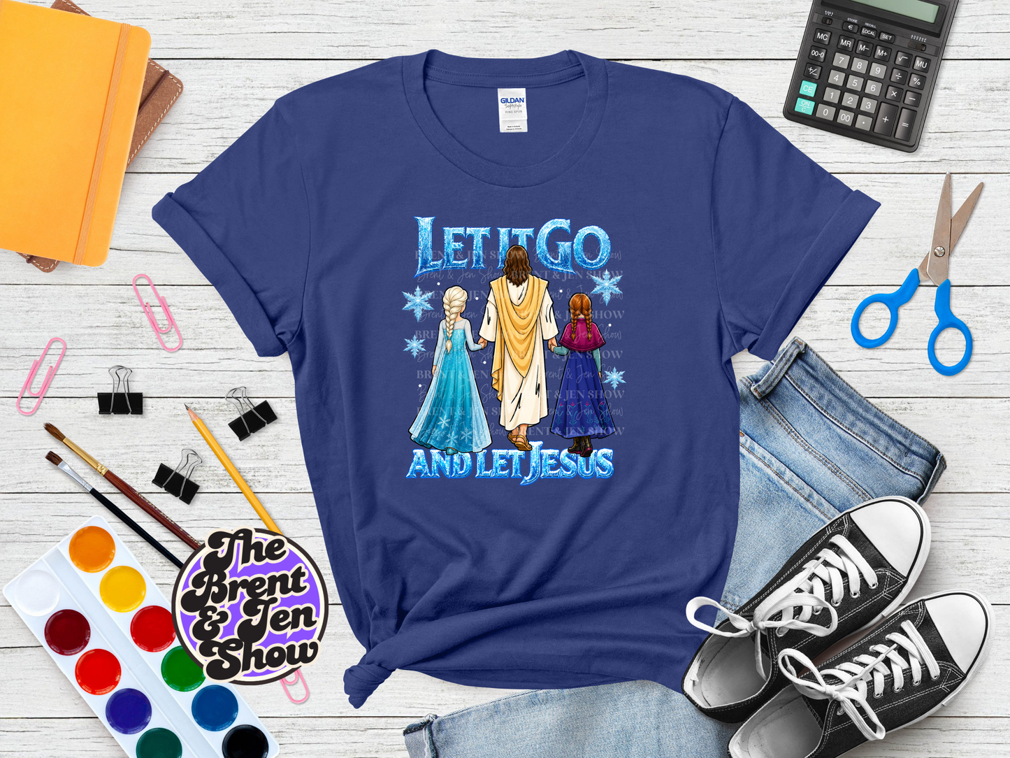 Let It Go, And Let Jesus T Shirt