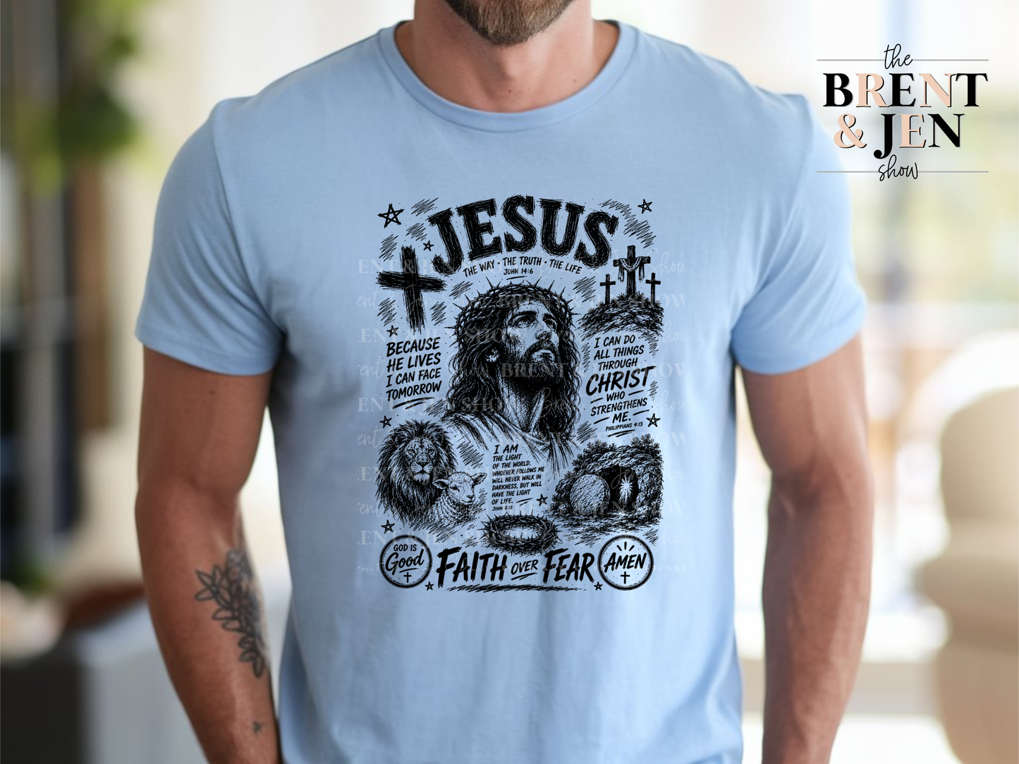 Jesus Collage T-Shirt