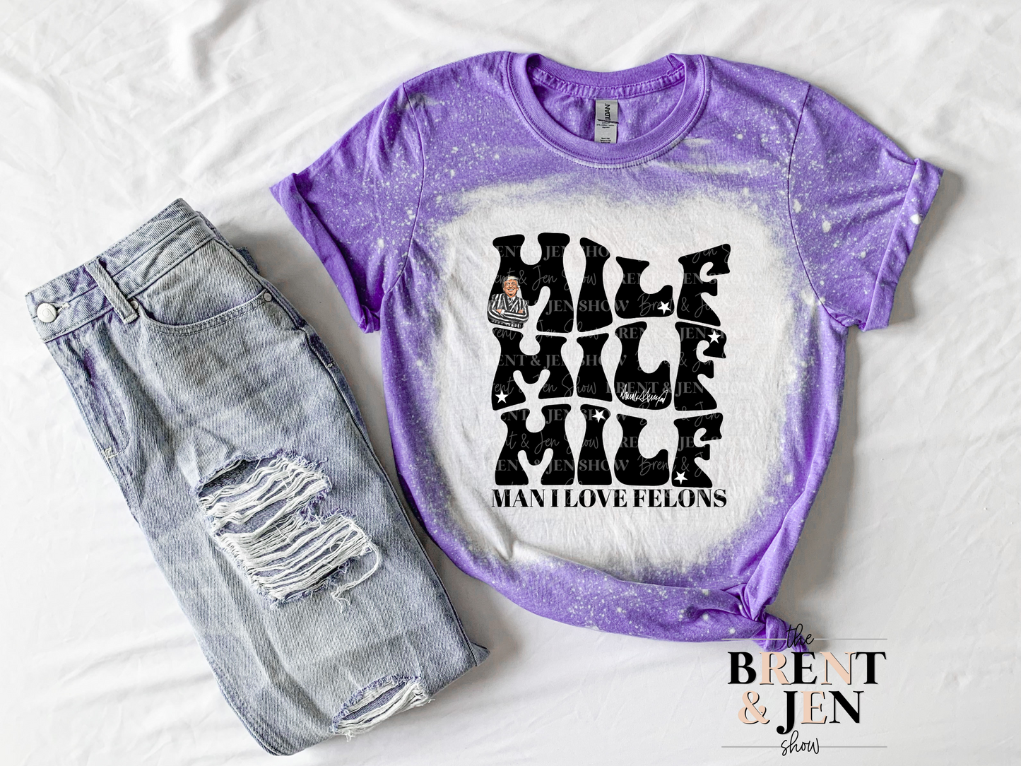 MILF Retro - Man I Love Felons T-Shirt