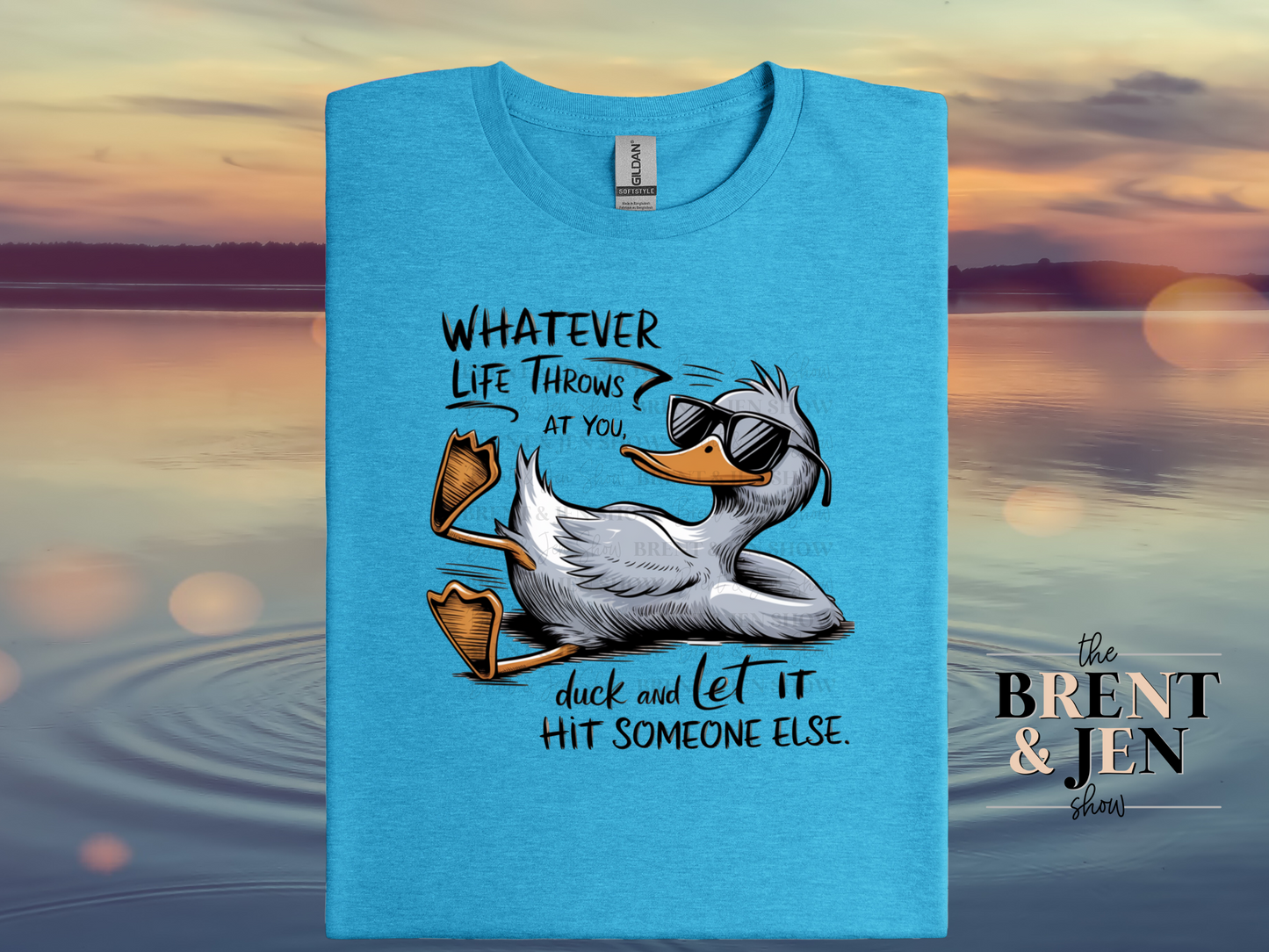 Whatever Life Throws At You Duck T Shirt