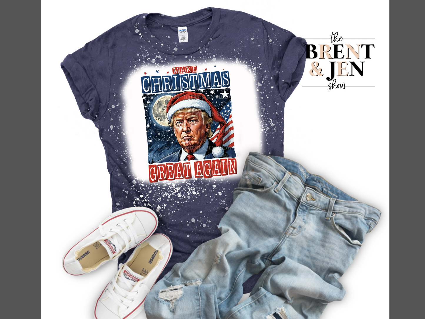 Make Christmas Great Again, Trump T Shirt