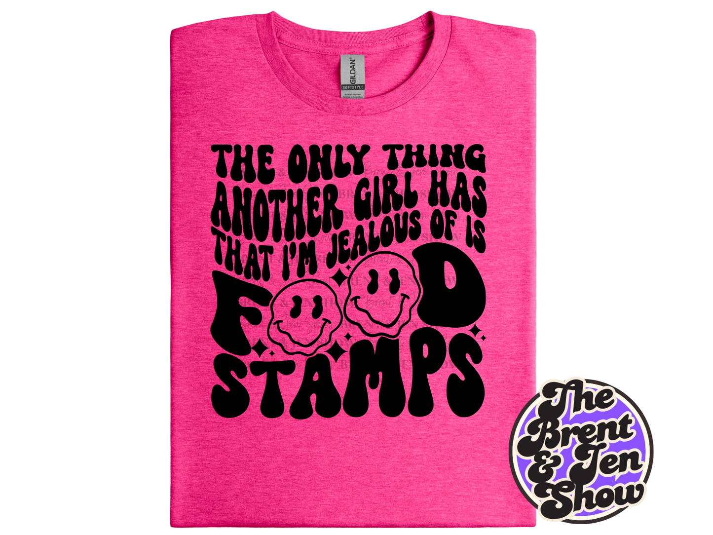 The Only Thing Another Girl Has That I'm Jealous Of Is Food Stamps T Shirt