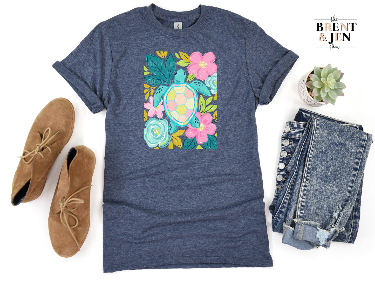 Boho Sea Turtle T-Shirt