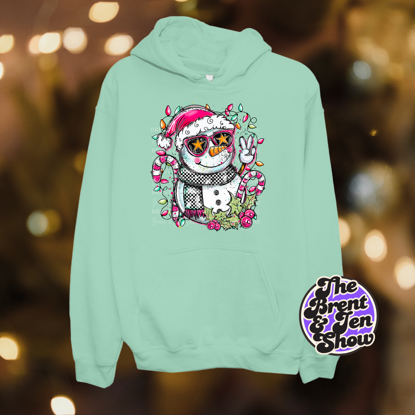 Doodle Snowman Hoodie