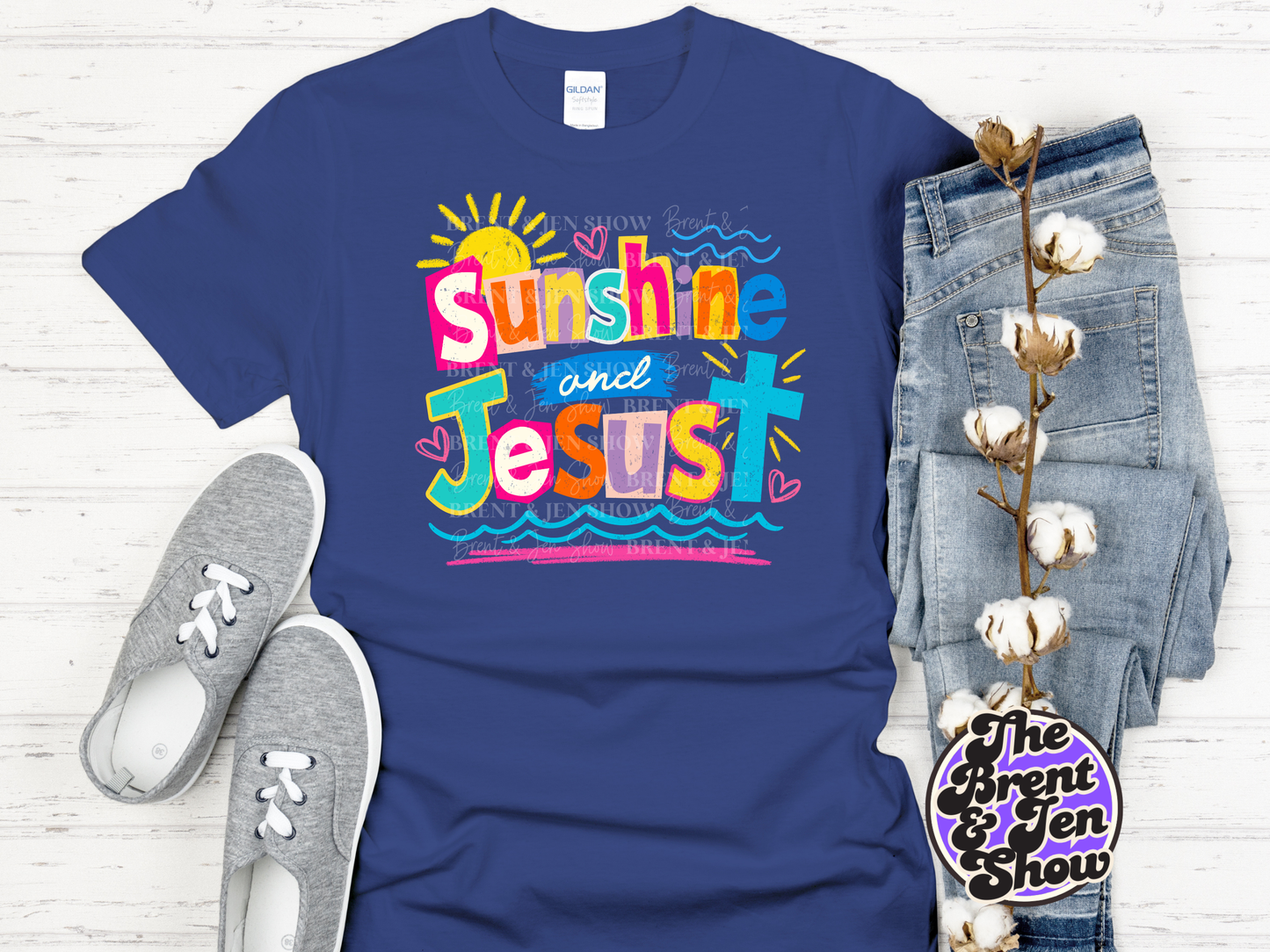 Sunshine and Jesus Graphic T-Shirt