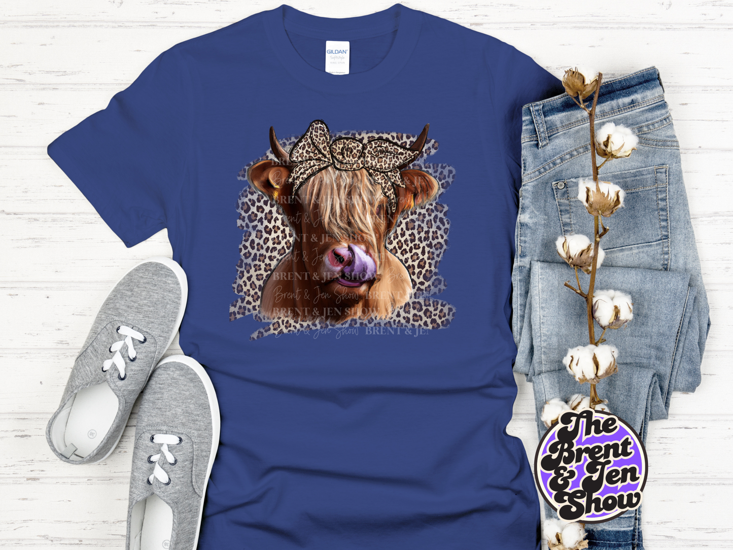 Highland Cow Bandana T-Shirt