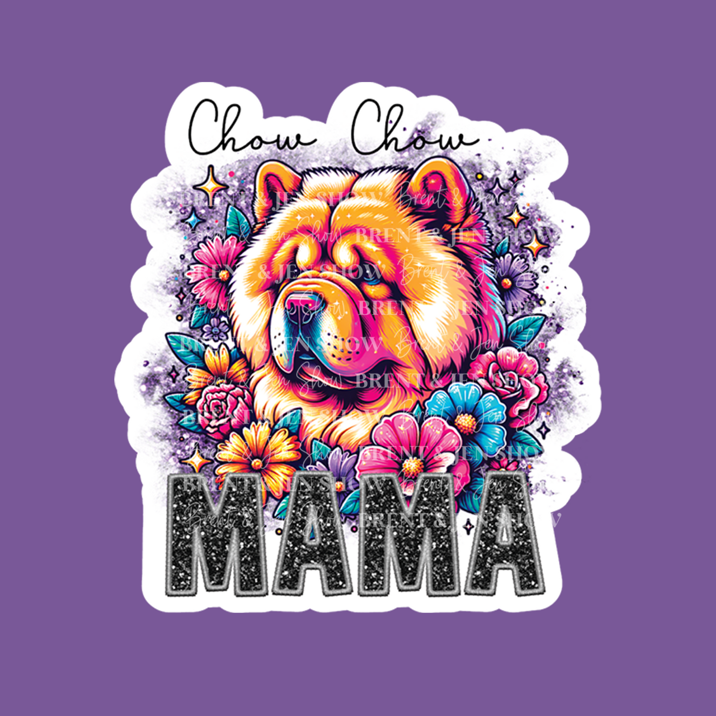 Chow Chow Mama Sticker