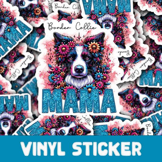 Border Collie Mama Sticker