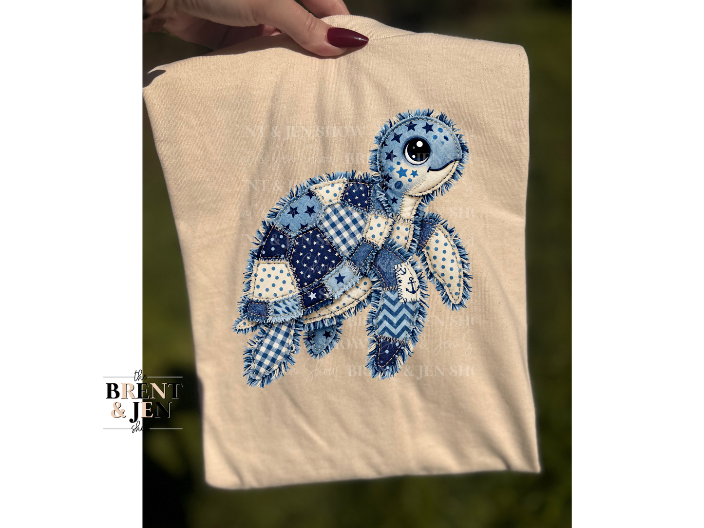 Patchwork Sea Turtle T-Shirt