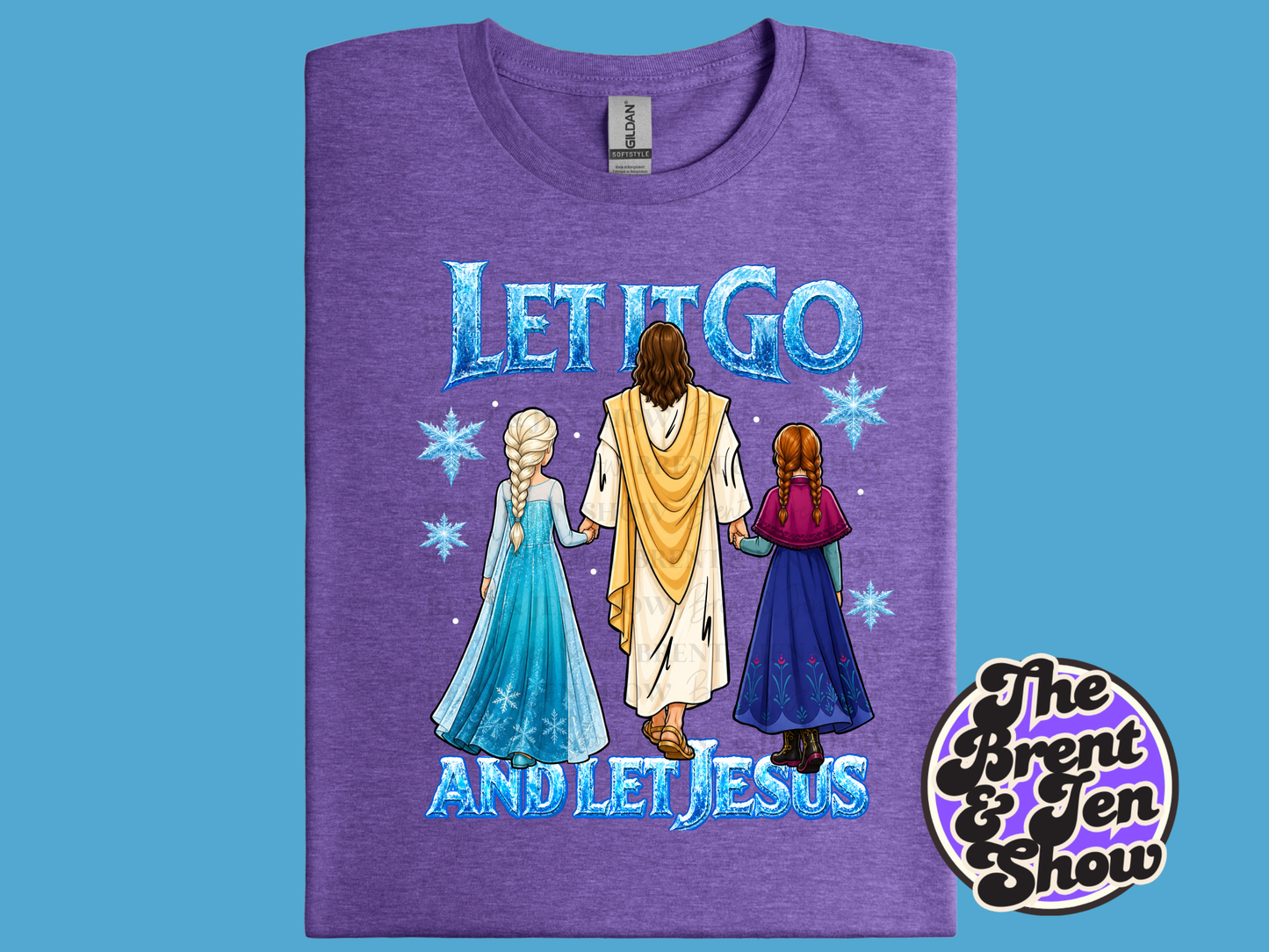 Let It Go, And Let Jesus T Shirt