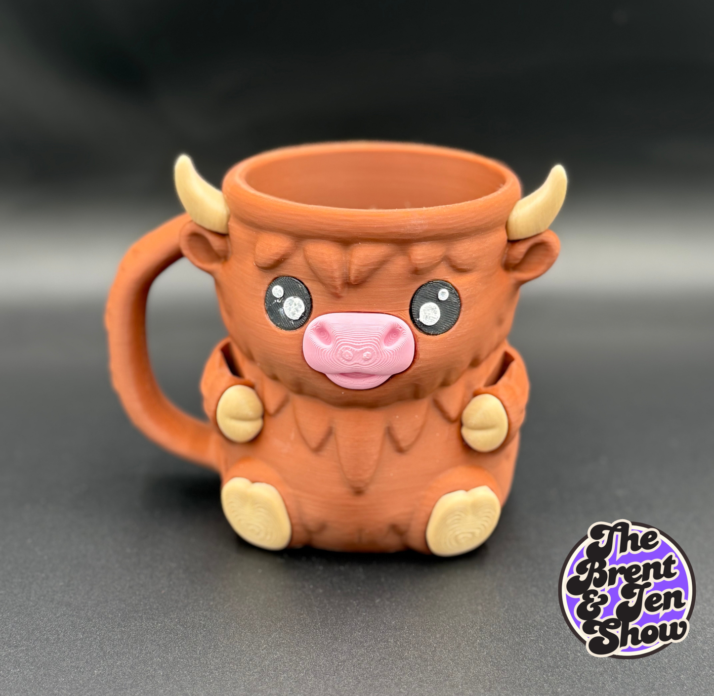 Ferdinand: Highland Cow Ice Cream Pint Holder