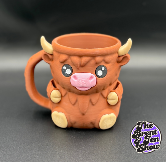 Ferdinand: Highland Cow Ice Cream Pint Holder