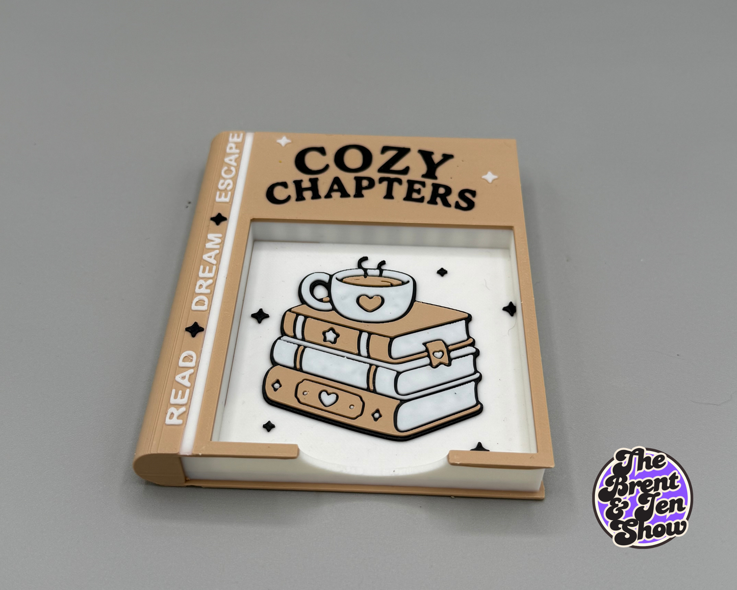 3D Printed Cozy Chapters Note Holder