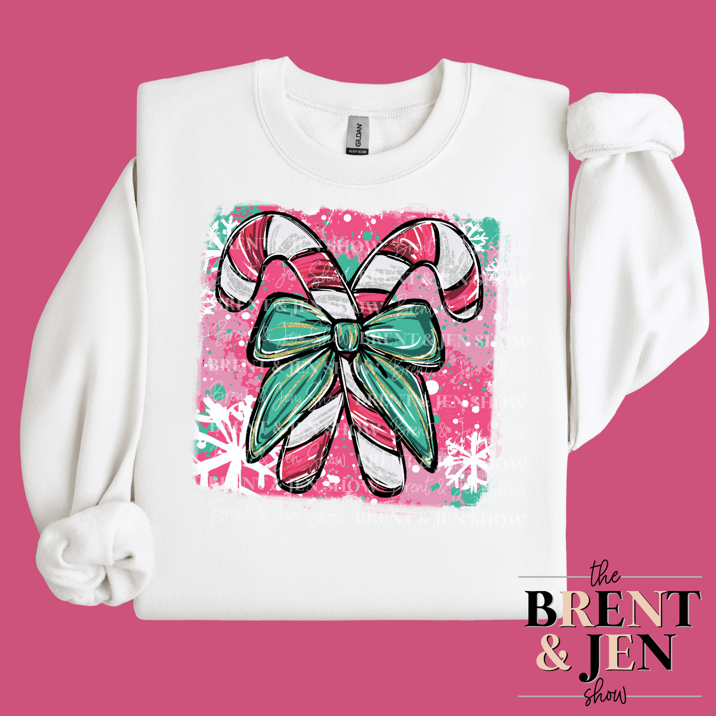 Cute Candy Cane Sweatshirt