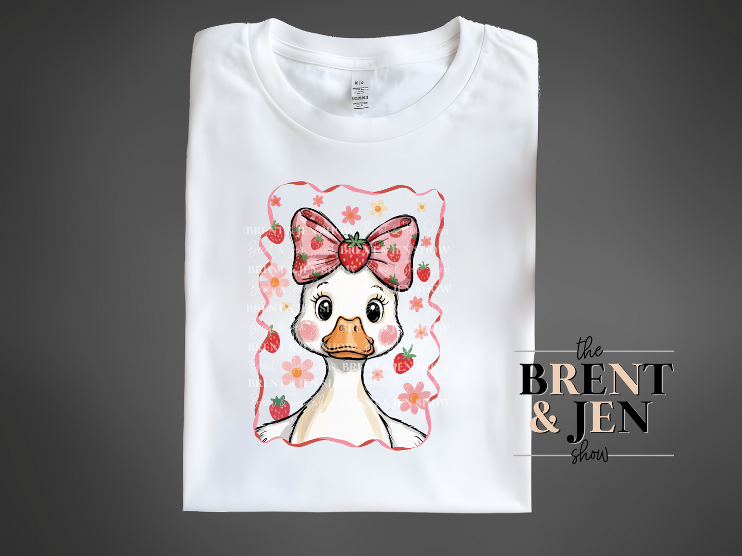 Cute Strawberry Goose T Shirt
