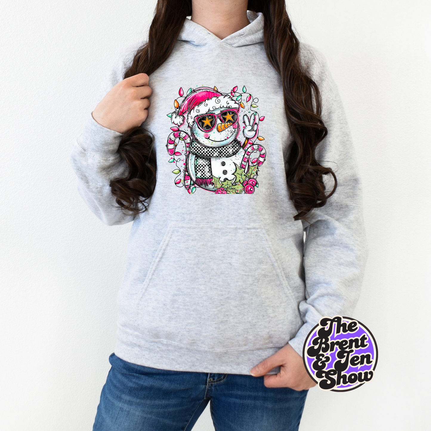 Doodle Snowman Hoodie