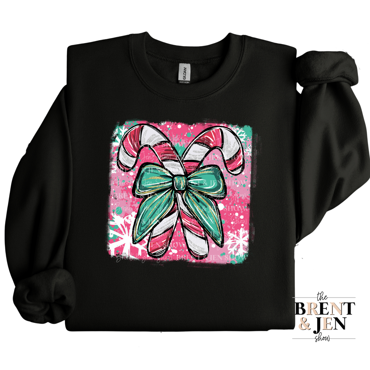 Cute Candy Cane Sweatshirt