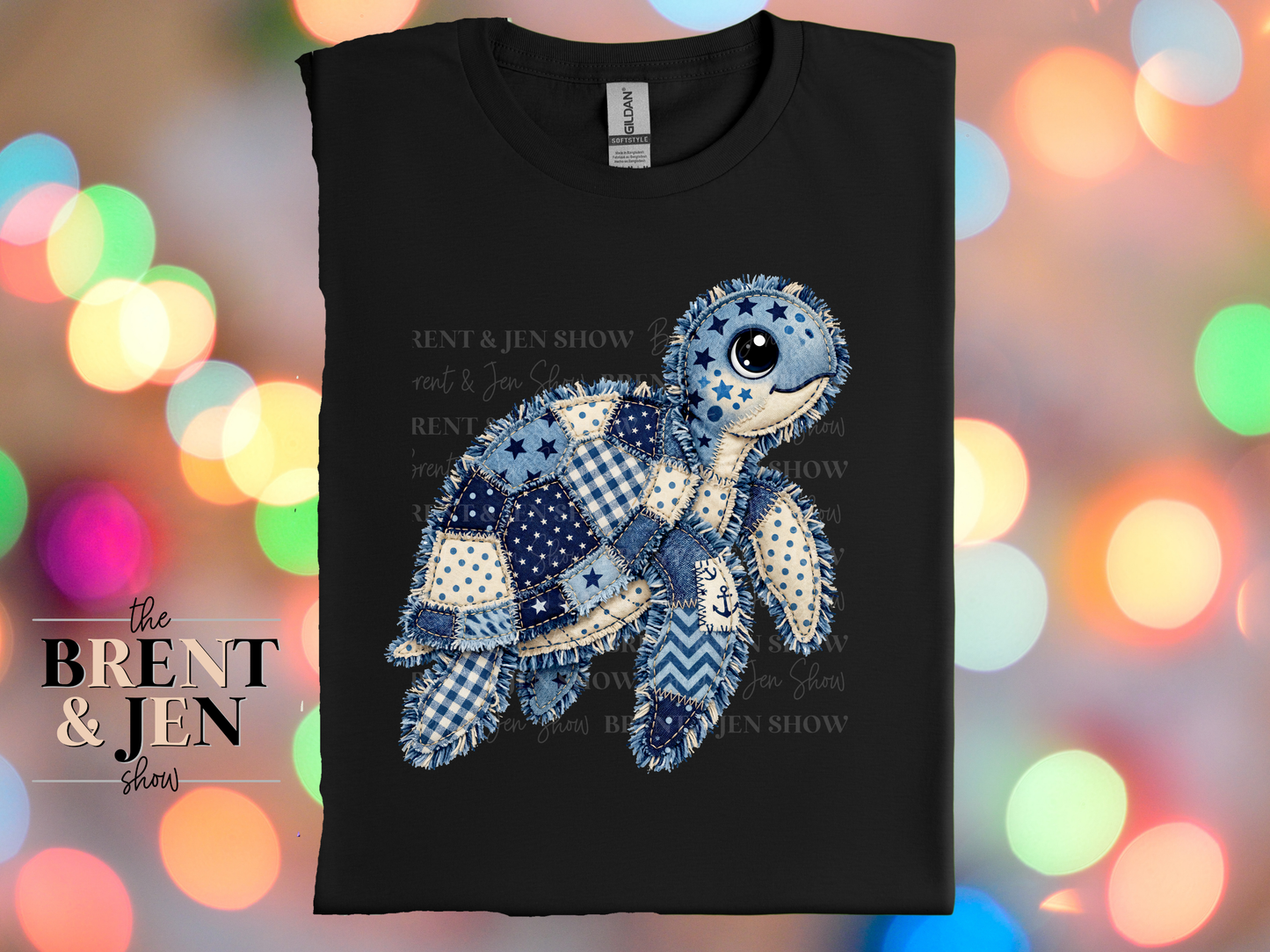 Patchwork Sea Turtle T-Shirt