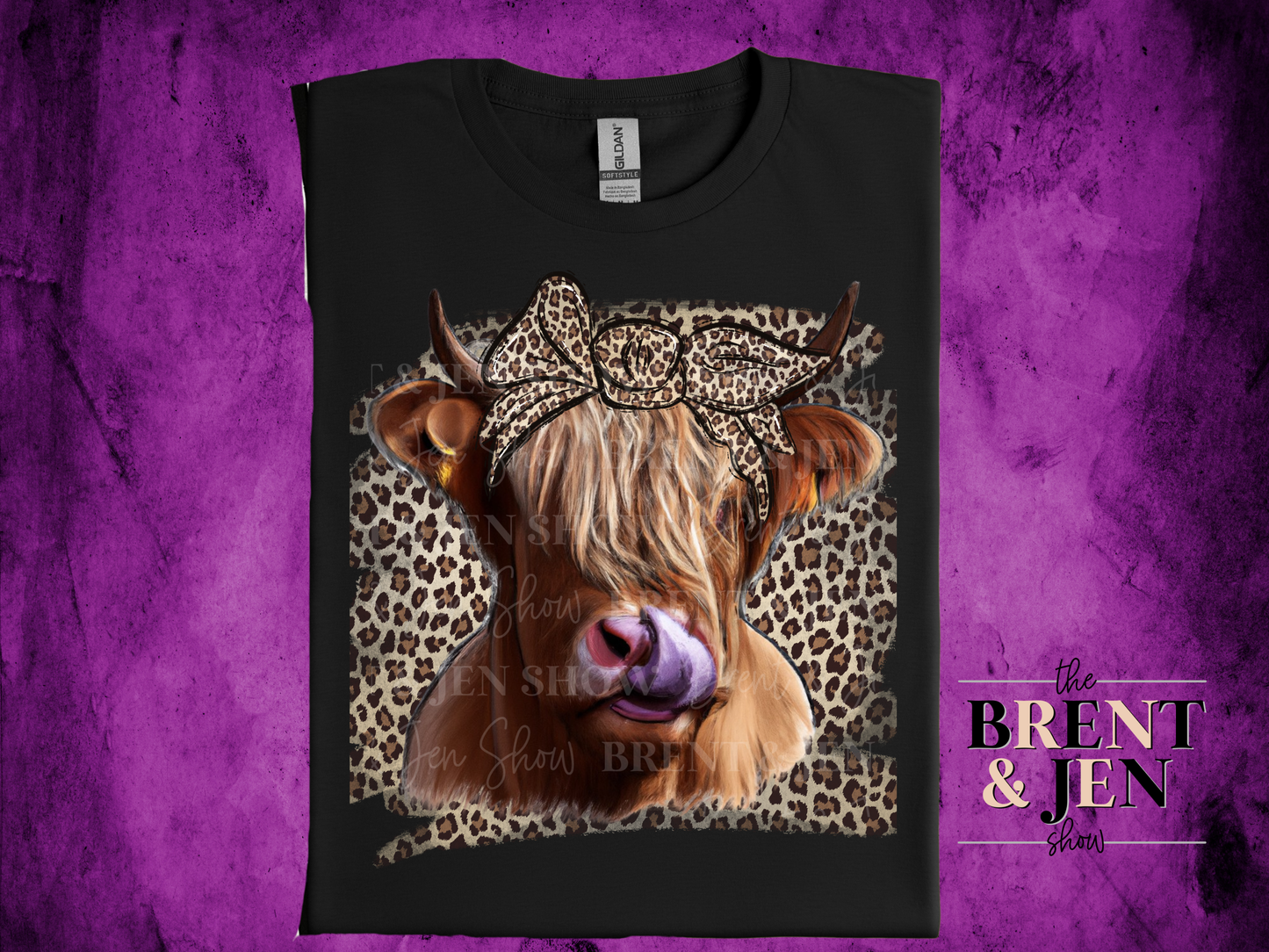 Highland Cow Bandana T-Shirt