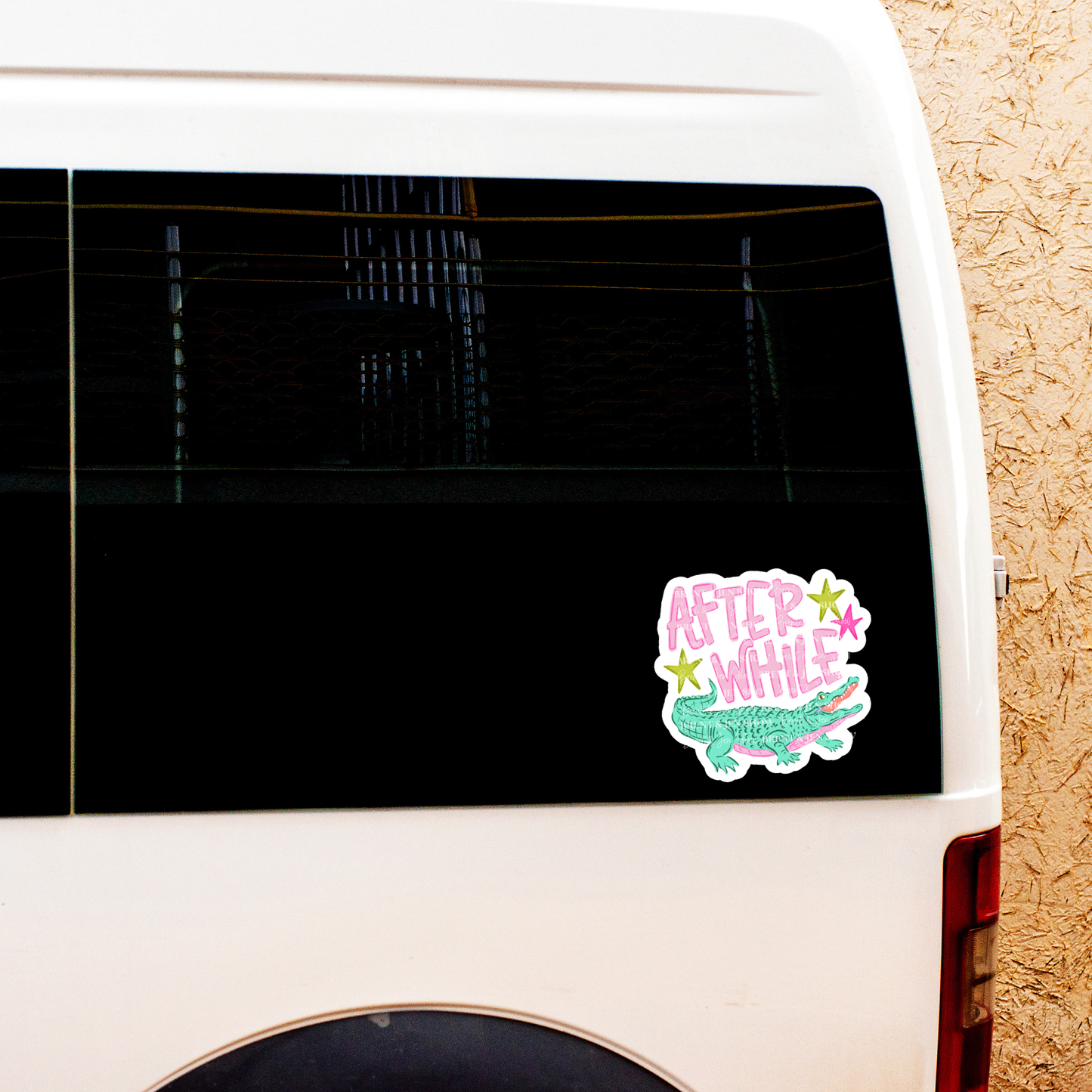 After While Crocodile Sticker