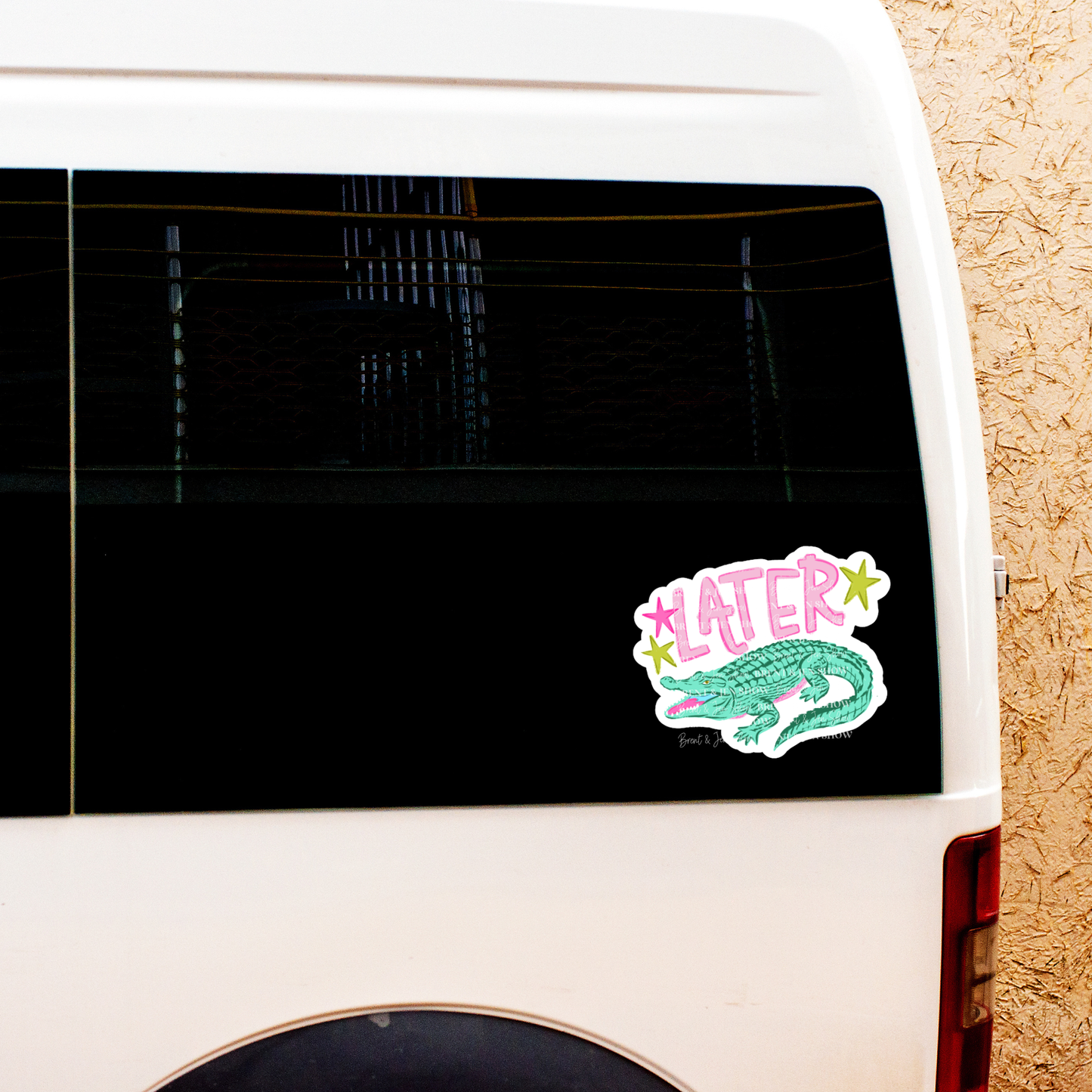 Later Alligator Vinyl Sticker