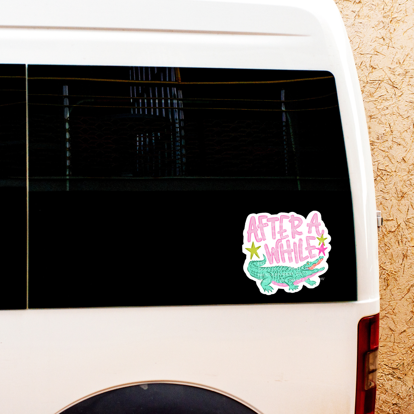After A While Crocodile Sticker