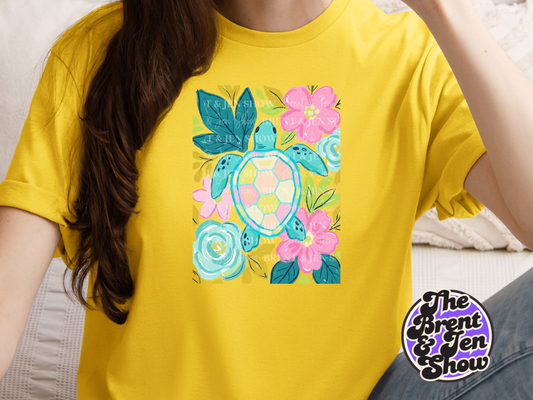 Boho Sea Turtle T-Shirt