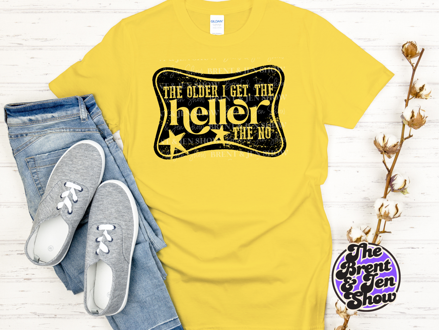 The Older I Get the Heller The No T-Shirt