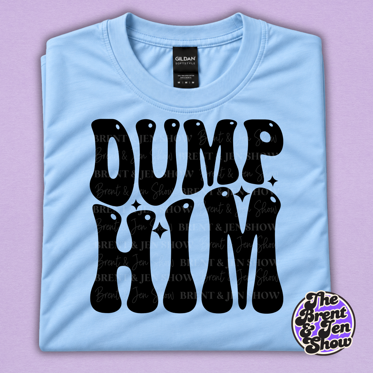 Dump Him Funny Retro Graphic T-Shirt